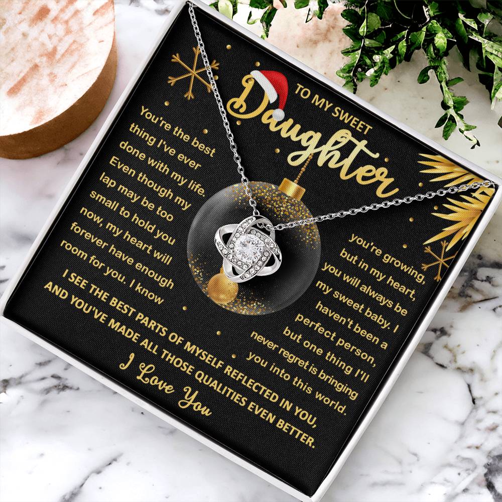 Daughter - Room For You Love Knot Necklace