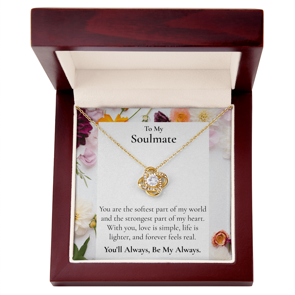 Wife —My Always Love Knot Necklace