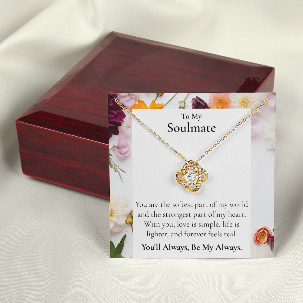 Wife —My Always Love Knot Necklace