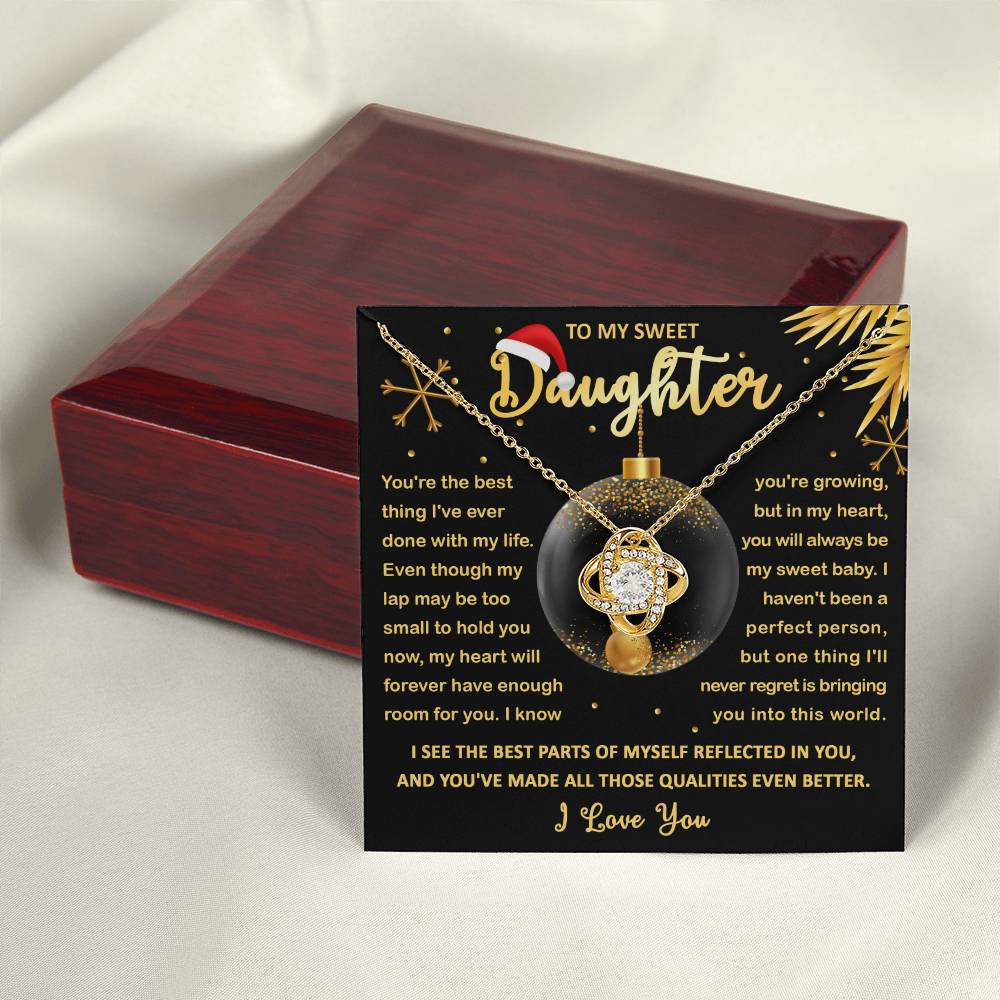 Daughter - Room For You Love Knot Necklace