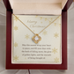 For Her - Golden Glow Love Knot Necklace