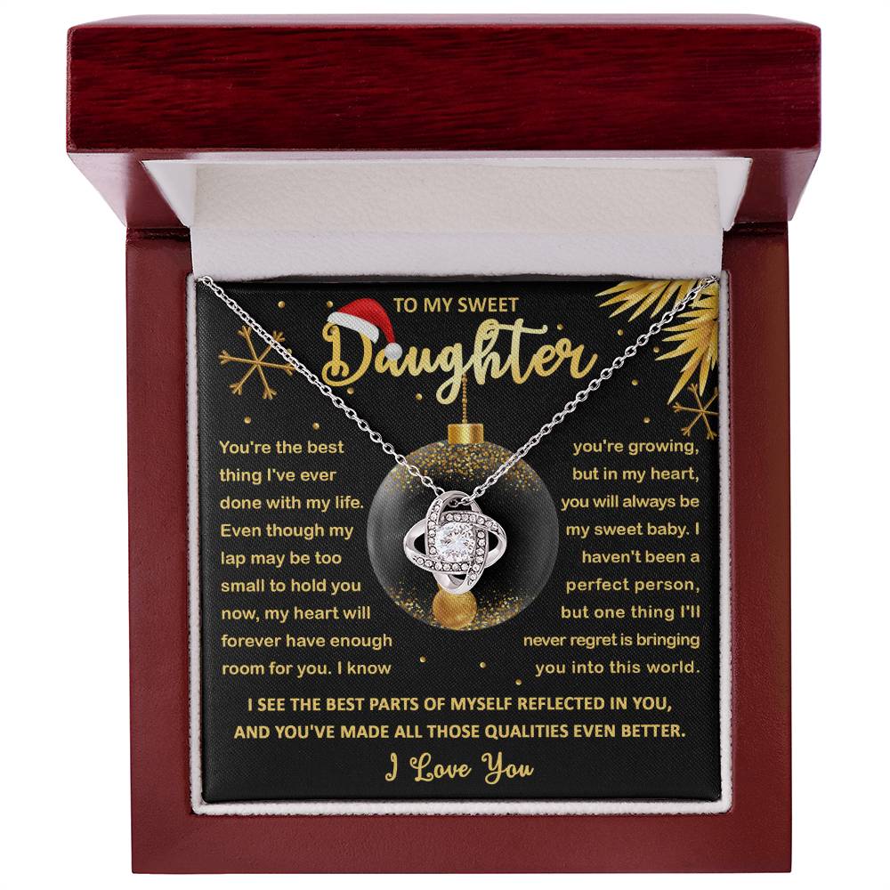 Daughter - Room For You Love Knot Necklace