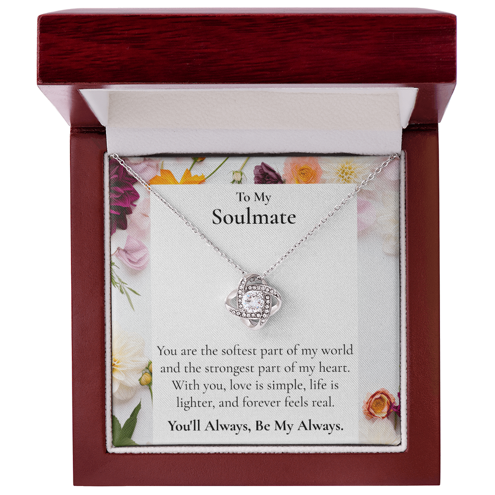 Wife —My Always Love Knot Necklace