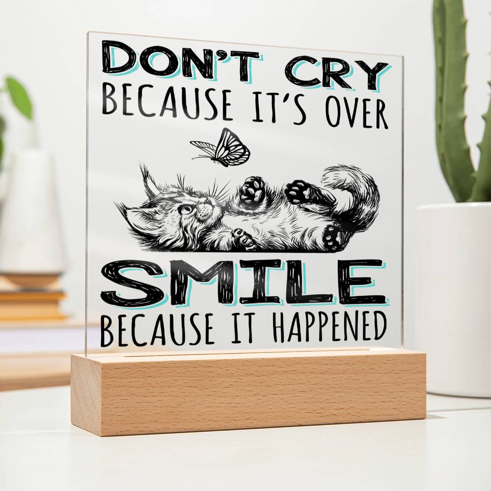 Smile It Happened - Acrylic Square Plaque