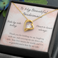 Bridesmaid — Side By Side Today Forever Love Necklace