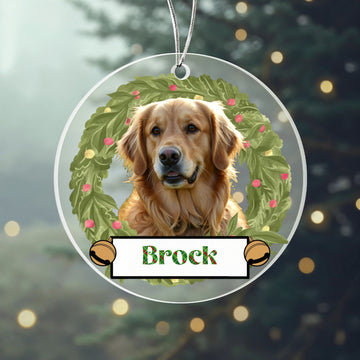 Clear Acrylic Circle Ornament – Elegant Keepsake for Holidays & Everyday Moments